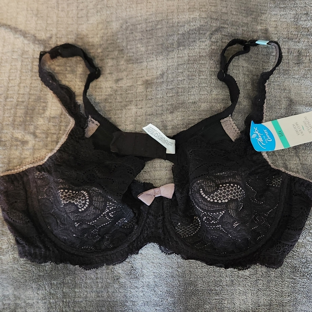 Playtex Black Lace Bra Elegant Intimates